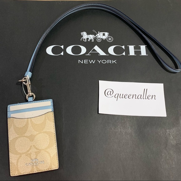 Coach Accessories - 🤖Coach ID Lanyard- Cornflower🤖